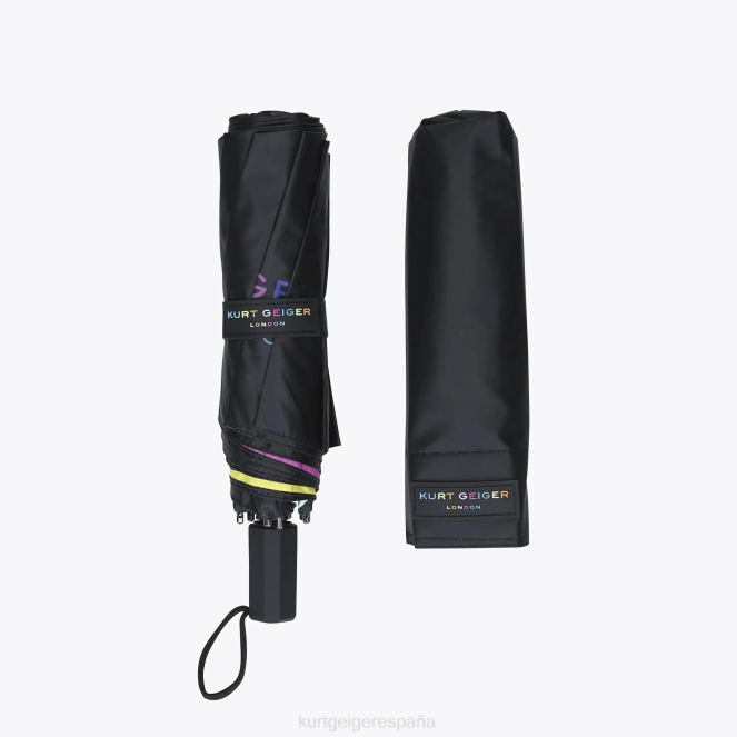 Kurt Geiger mujer paraguas kgl londres 2LPR590 | accesorios negro otro